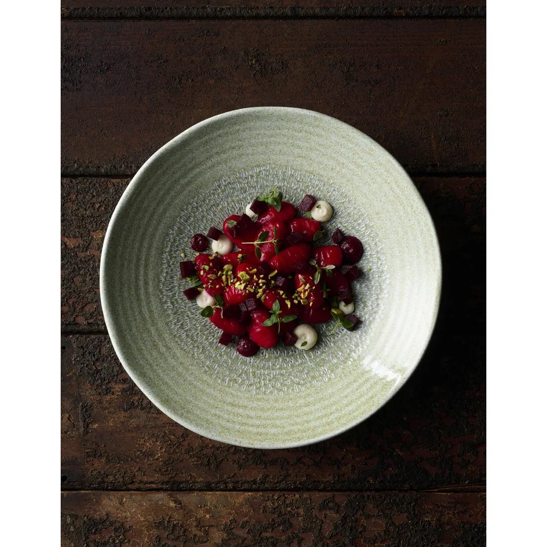 Dudson Harvest Grain Speckled Green Organic Coupe Bowl 150mm (12 Pack) - Image 5