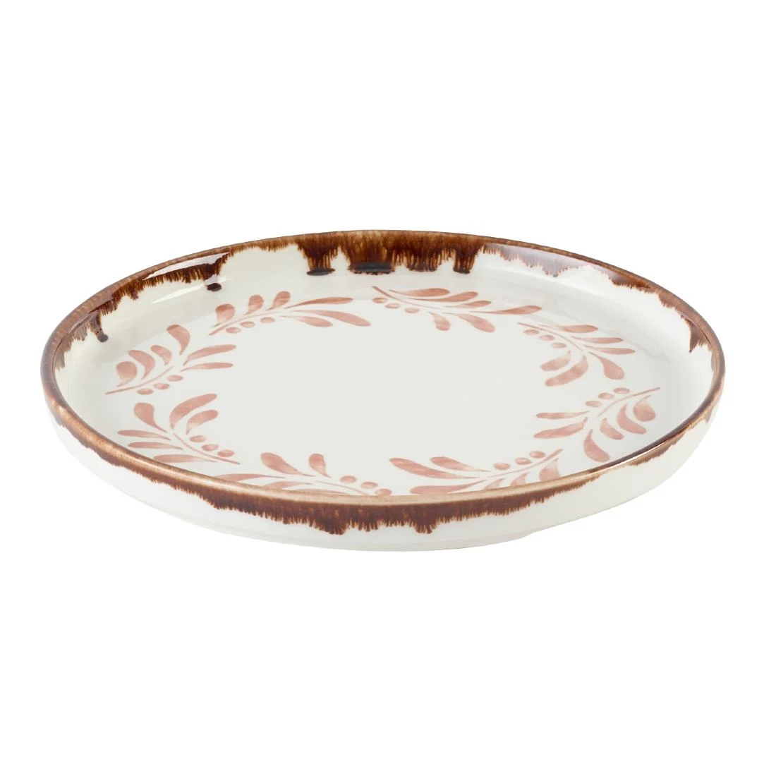 Dudson Harvest Mediterranean Terracotta Round Walled Plate 210mm(6 Pack) - Image 2