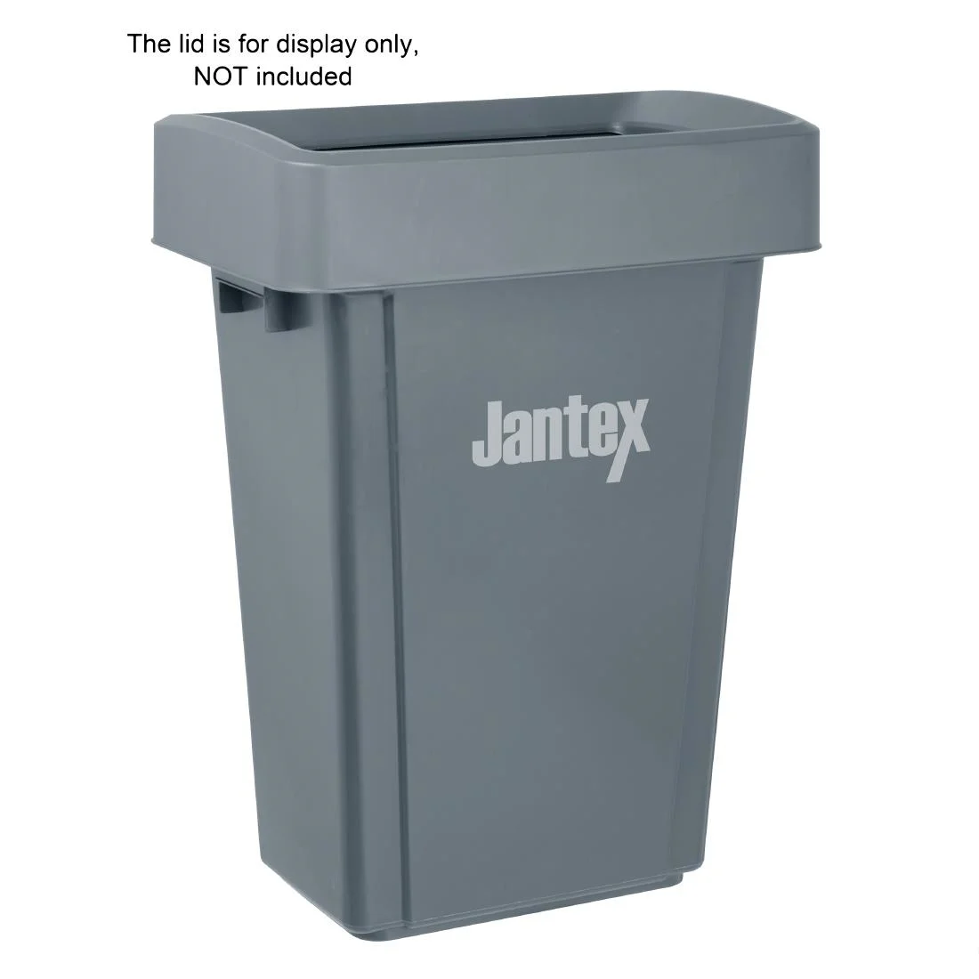 Jantex Slim Bin Grey 60Ltr - Image 4