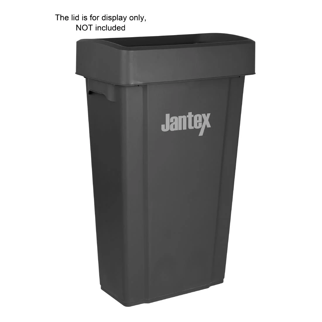 Jantex Slim Bin Black 80Ltr - Image 4