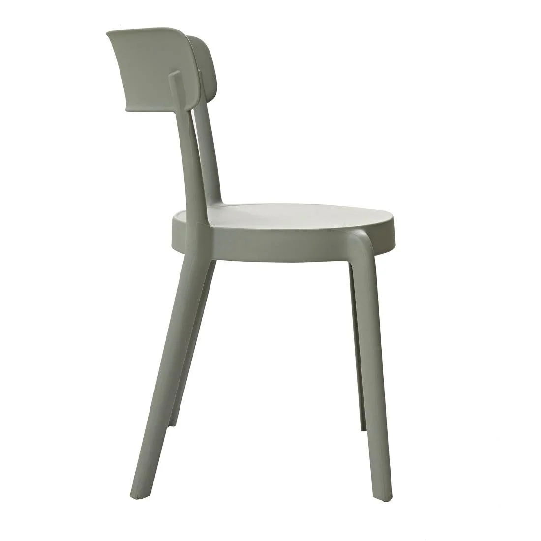 Bolero Mila Café Chairs Moss Grey (2 Pack) - Image 2