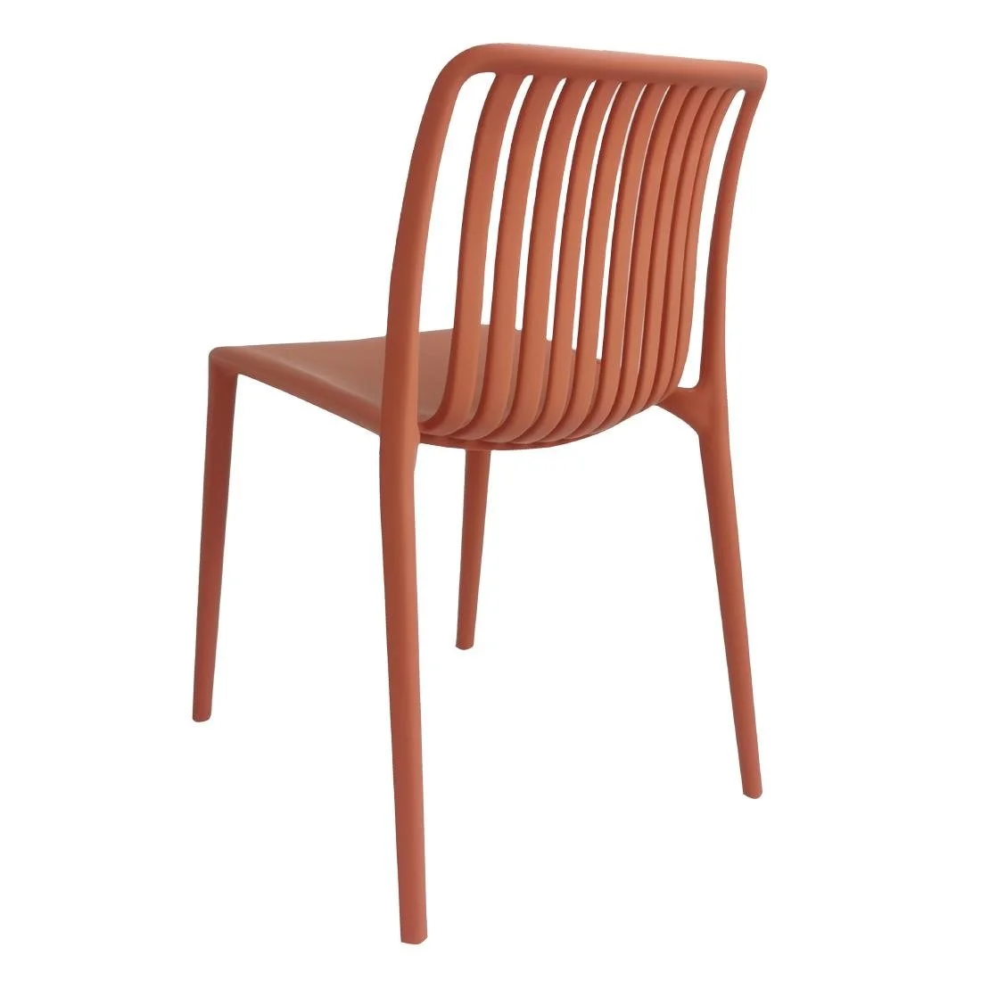 Bolero Verona Café Chairs Mild Orange (2 Pack) - Image 3