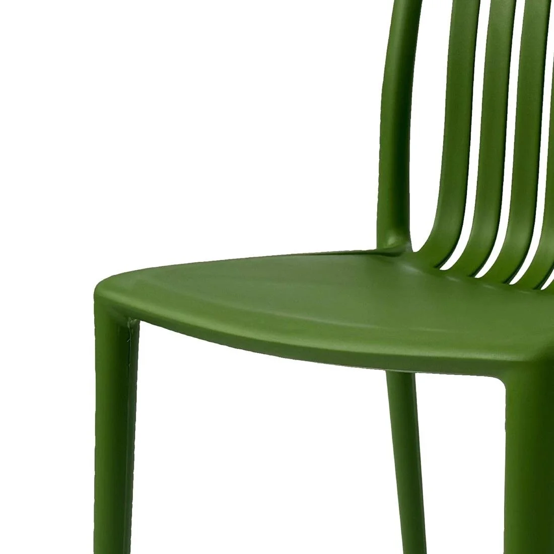 Bolero Verona Café Chairs Forest Green (2 Pack) - Image 4