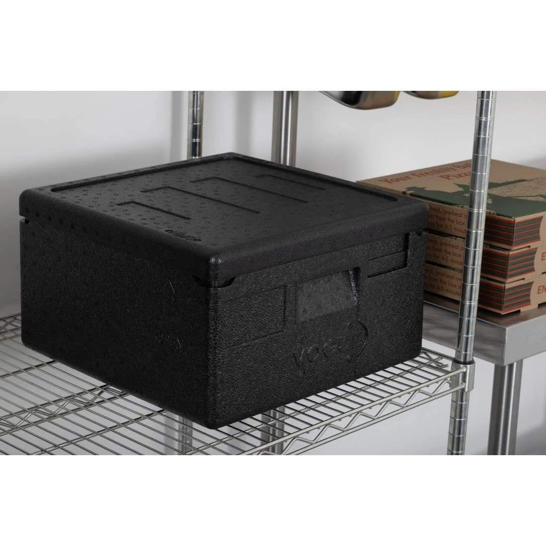 Vogue Insulated EPP Pizza Storage & Food Transport Box 22Ltr 4 Pizza Capacity - Image 6