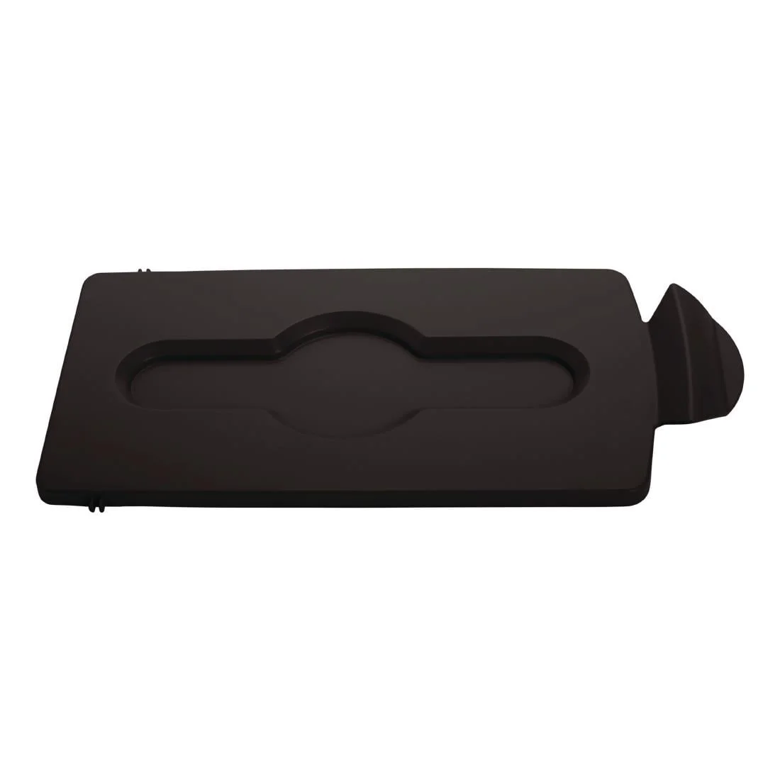Rubbermaid Slim Jim Closed Lid Brown