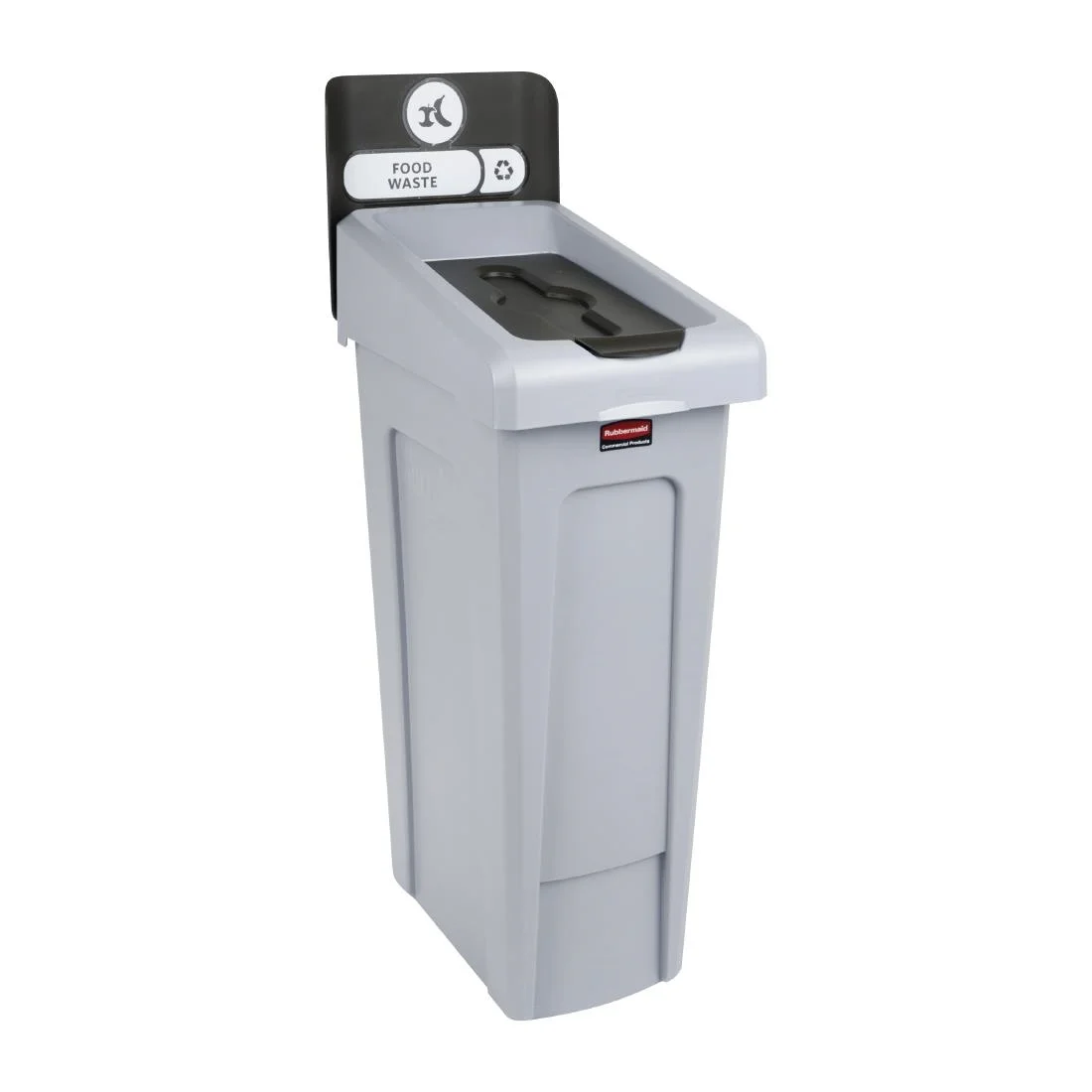 Rubbermaid Slim Jim Food Waste Recycling Station Brown 87Ltr - Image 2