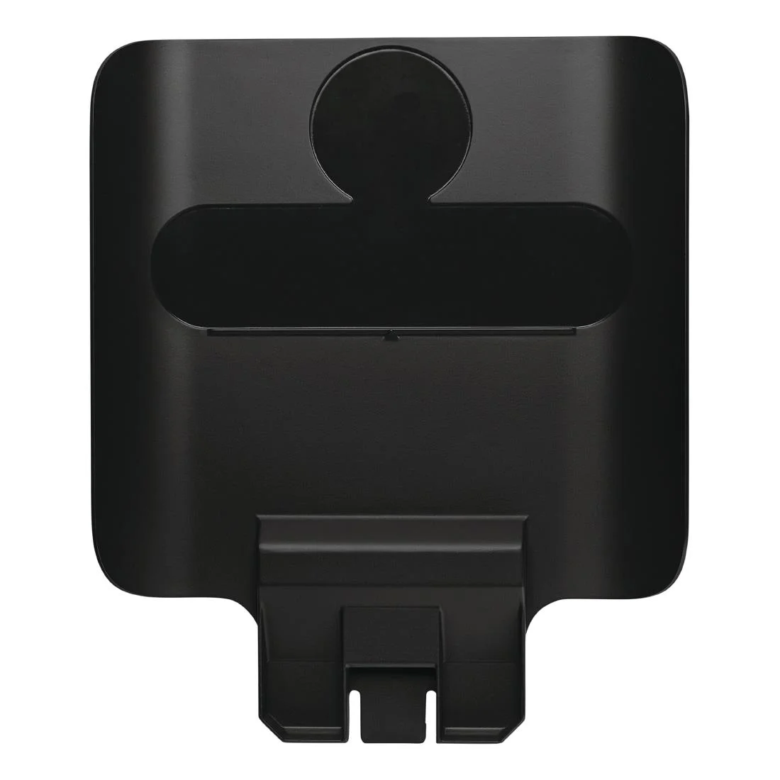 Rubbermaid Slim Jim Recycling Station Billboard Black