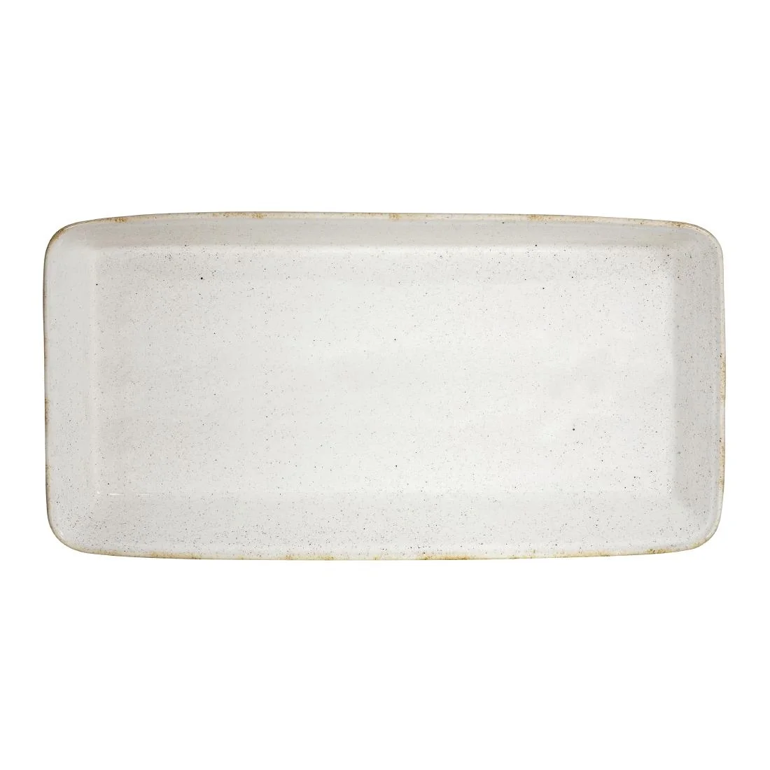 Churchill Stonecast Hints Rectangular Baking Dishes Barley White 325 x 530mm (2 Pack)