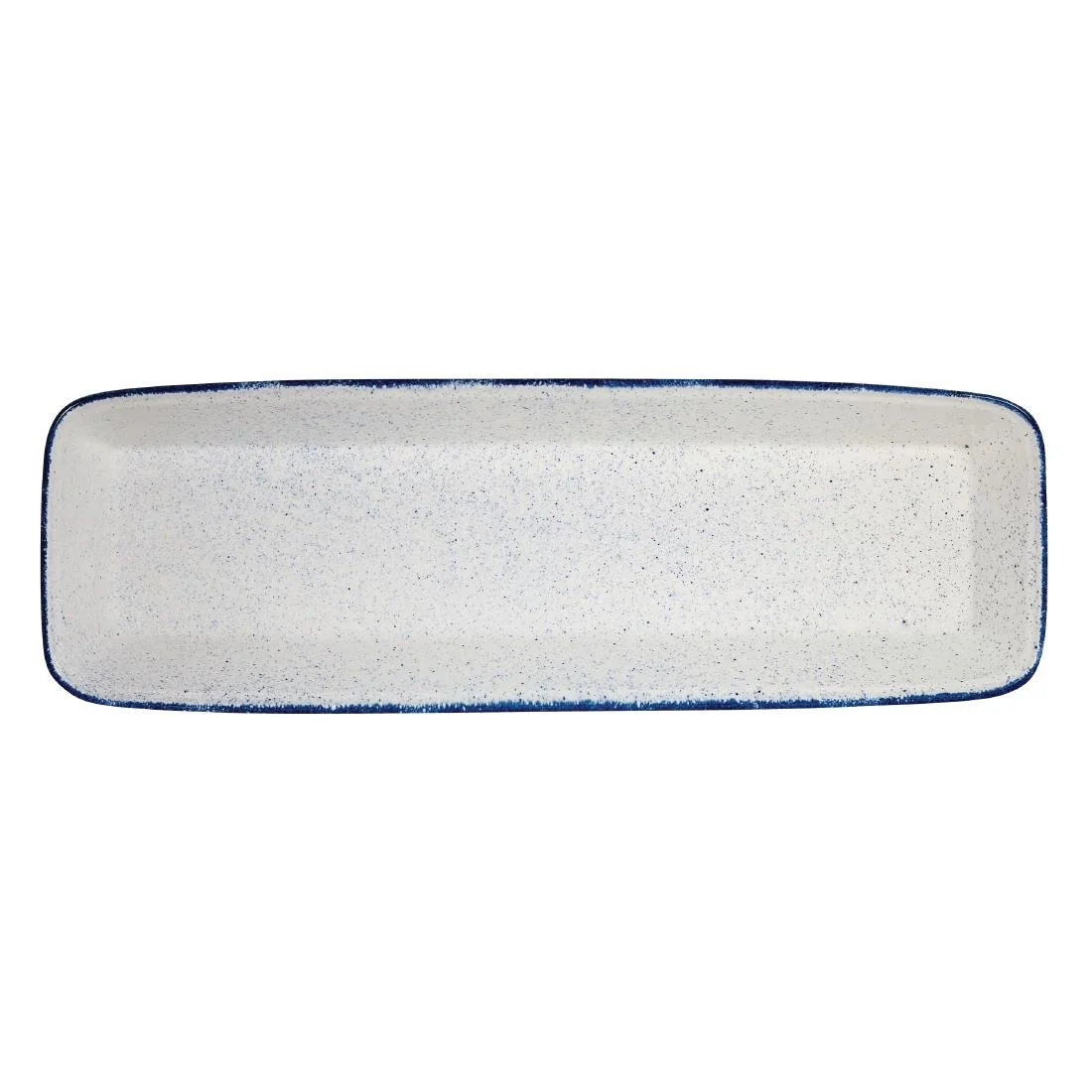 Churchill Stonecast Hints Rectangular Baking Dishes Indigo Blue 160 x 530mm (2 Pack)
