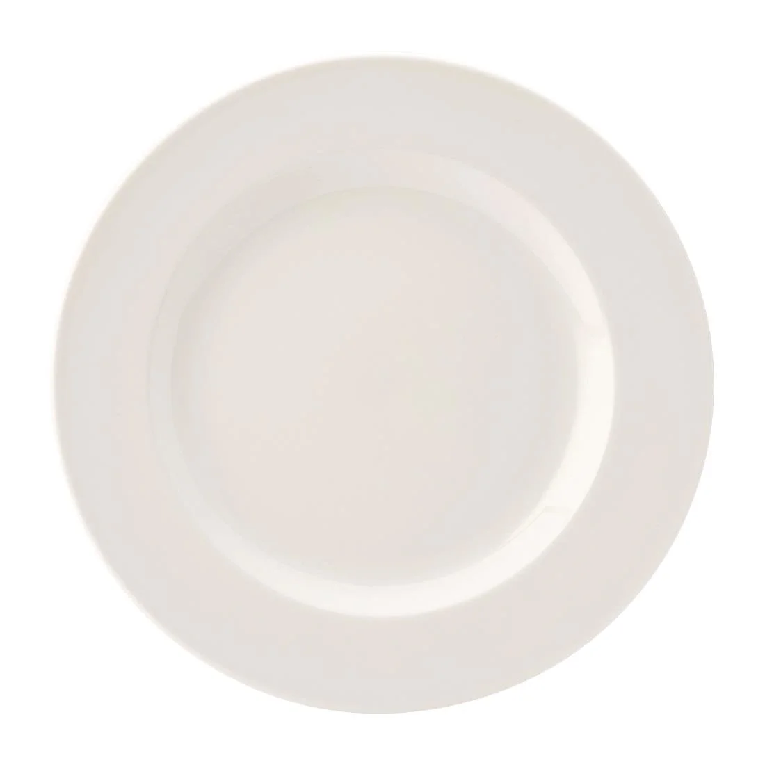 Utopia Pure White Wide Rim Plates 250mm (24 Pack)