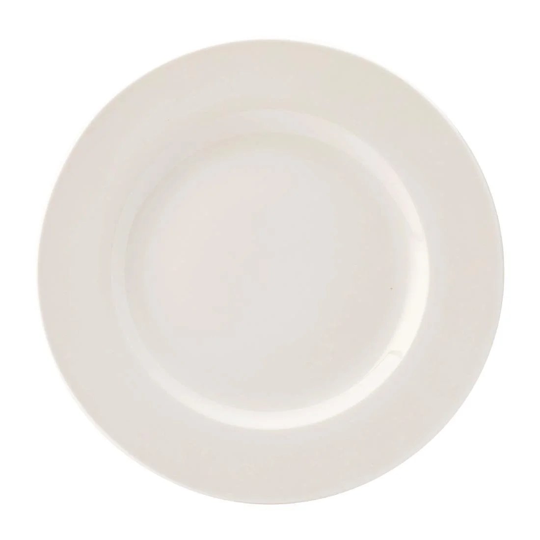 Utopia Pure White Wide Rim Plates 270mm (18 Pack)