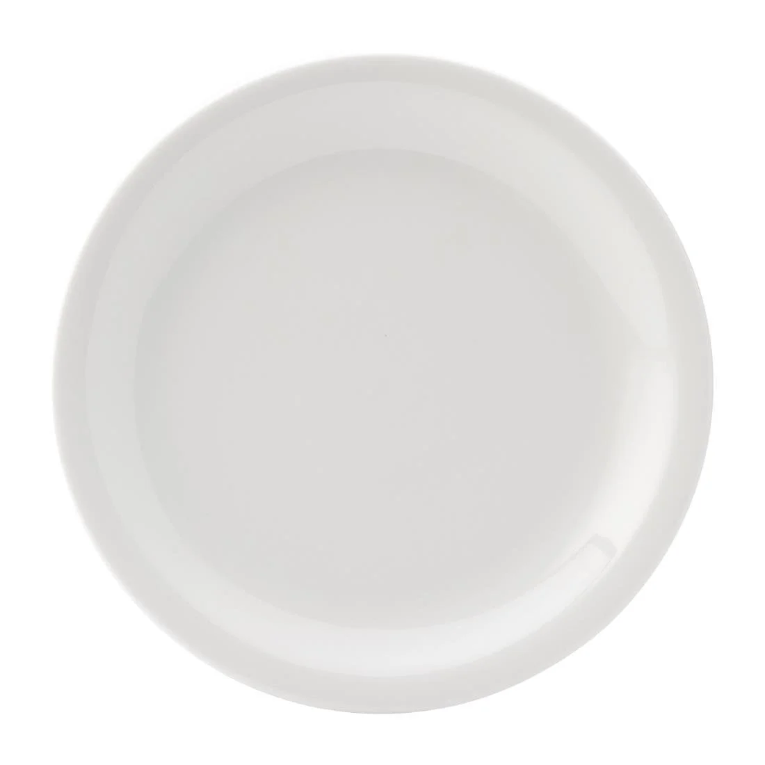 Utopia Titan Narrow Rimmed Plates White 220mm (24 Pack)