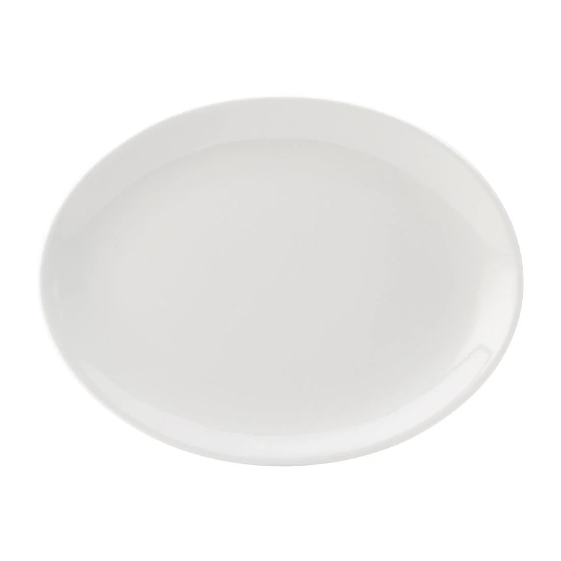 Utopia Titan Oval Plates White 210mm (24 Pack)