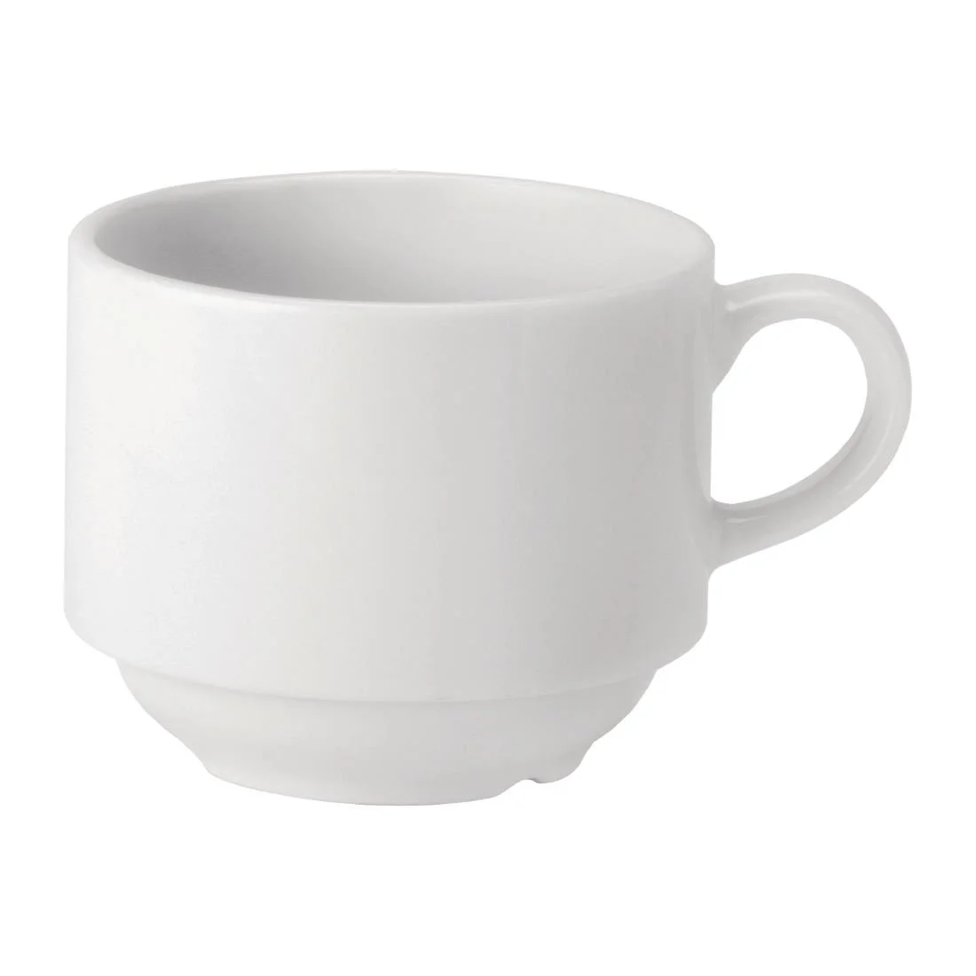 Utopia Pure White Stacking Cups 200ml (24 Pack)