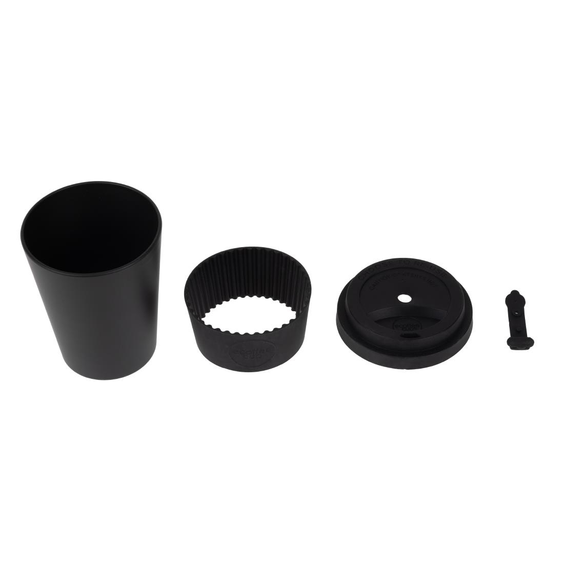 ecoffee cup Reusable Coffee Cup Kerr & Napier Black 12oz
