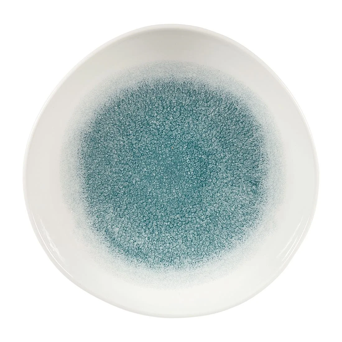 Churchill Raku Round Trace Plates Jade Green 286mm (12 Pack)