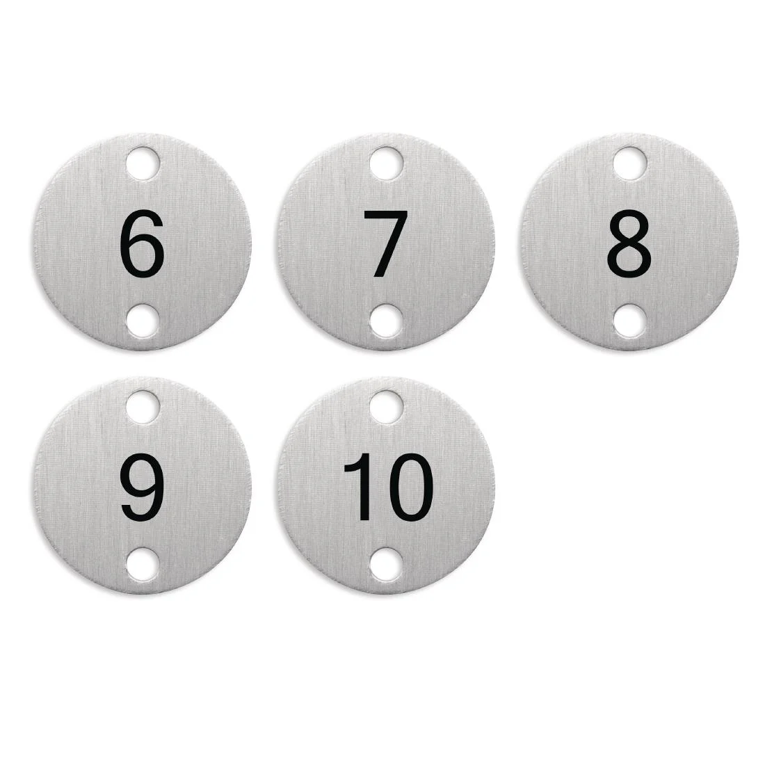 Olympia Table Numbers Silver (6-10) - Image 2