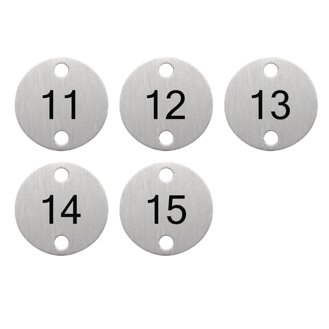 Olympia Table Numbers Silver (11-15) - Image 2