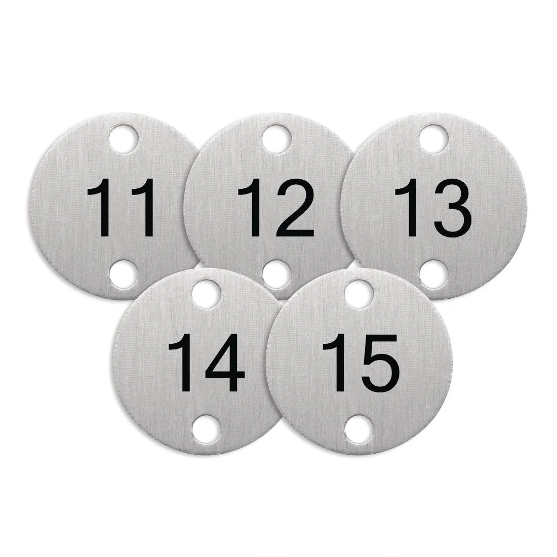 Olympia Table Numbers Silver (11-15) - Image 3