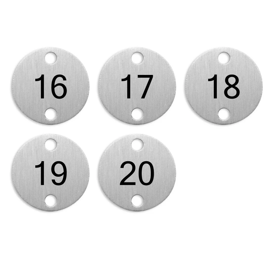 Olympia Table Numbers Silver (16-20) - Image 2