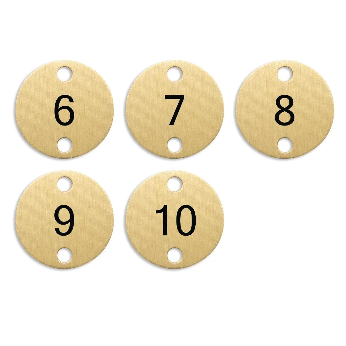 Olympia Table Numbers Bronze (6-10) - Image 2