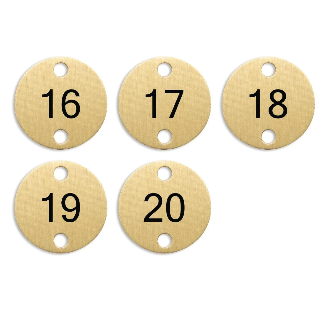 Olympia Table Numbers Bronze (16-20) - Image 2