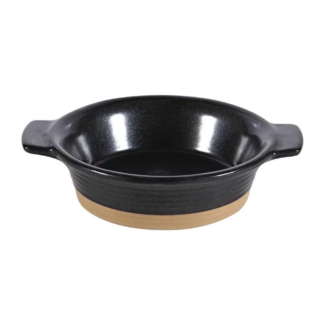 Churchill Black Igneous Stoneware Individual Dishes 140mm (6 Pack) - Image 3