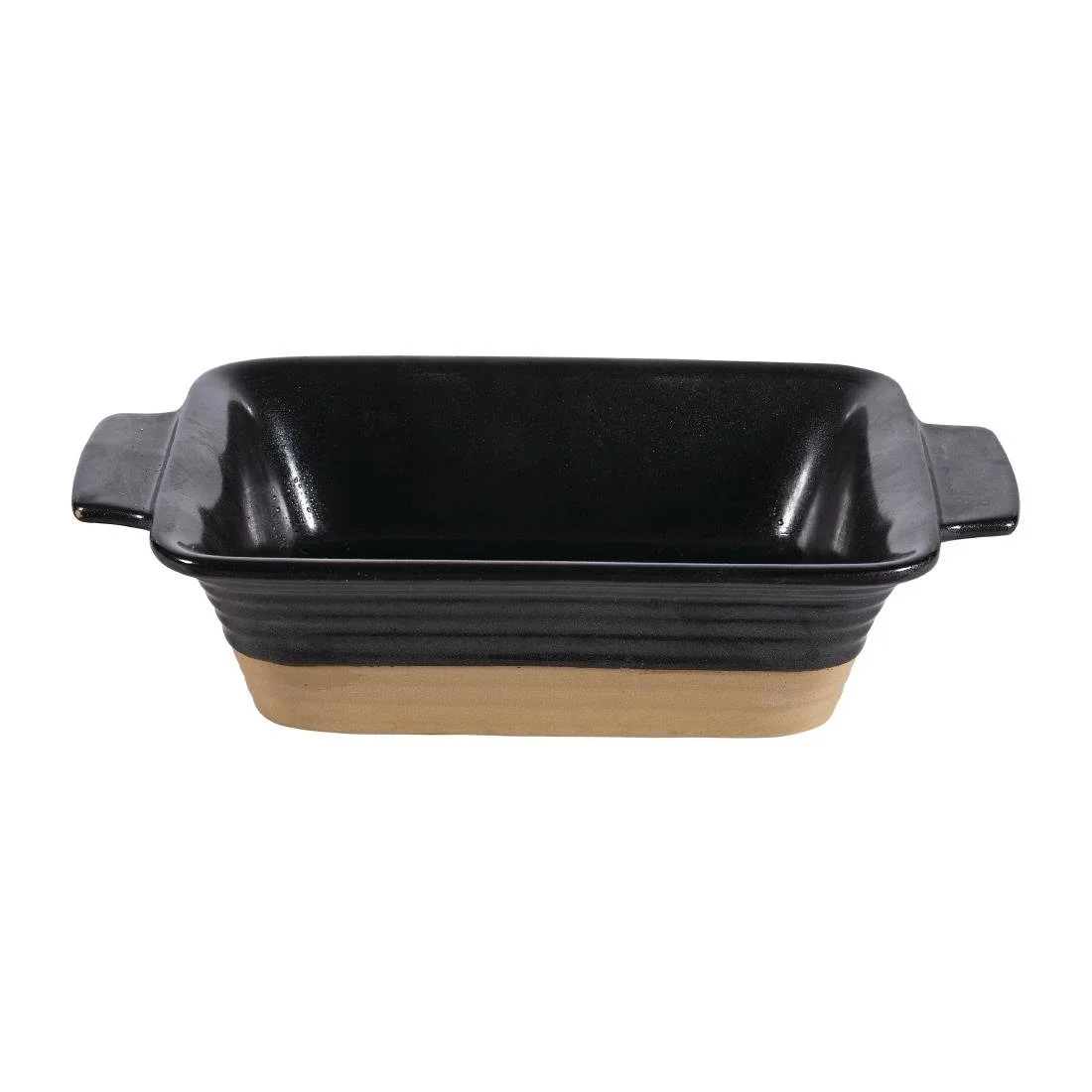 Churchill Black Igneous Stoneware Rectangle Dishes 170mm (6 Pack) - Image 3