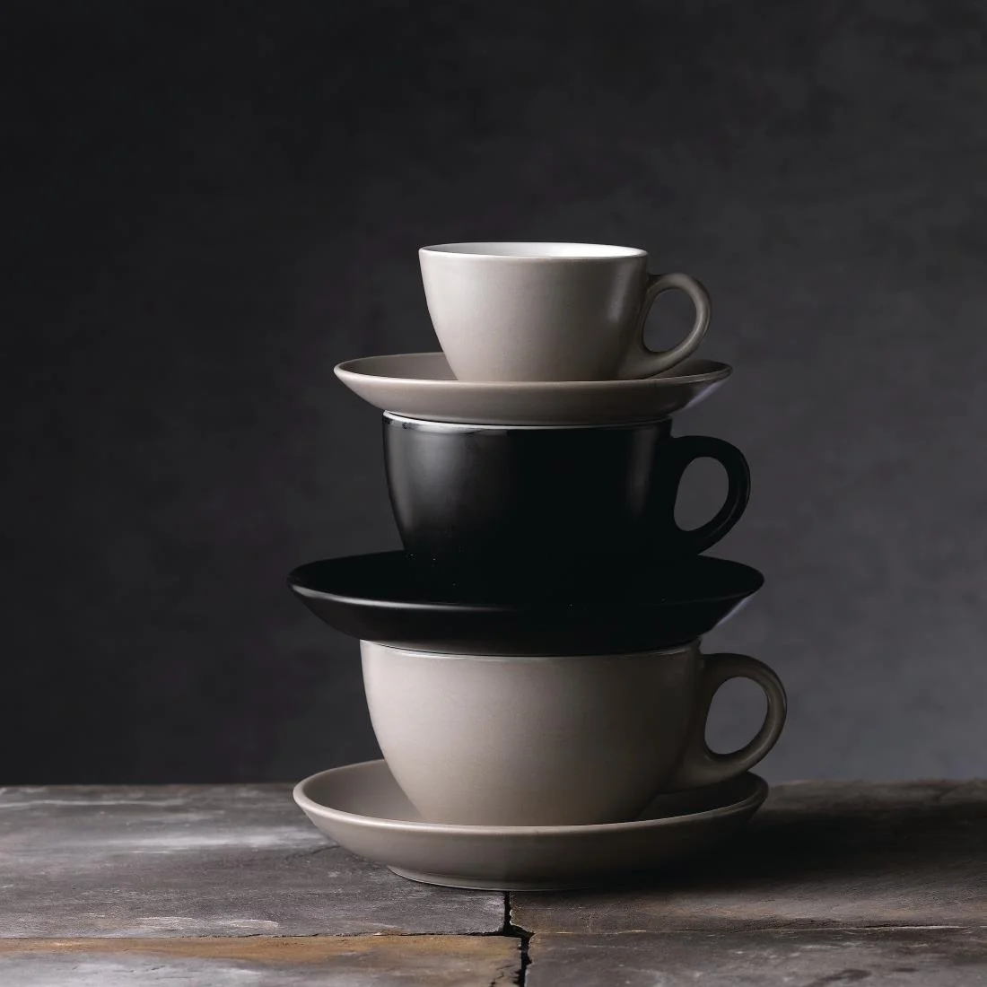 Churchill Menu Shades Ash Cappuccino Cups 7oz 207ml (6 Pack) - Image 3