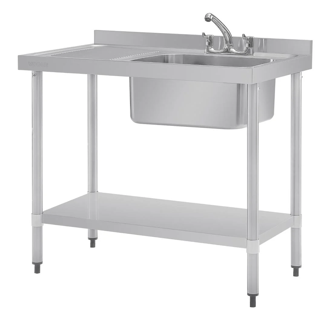 Vogue Single Sink Left Hand Drainer - Image 3
