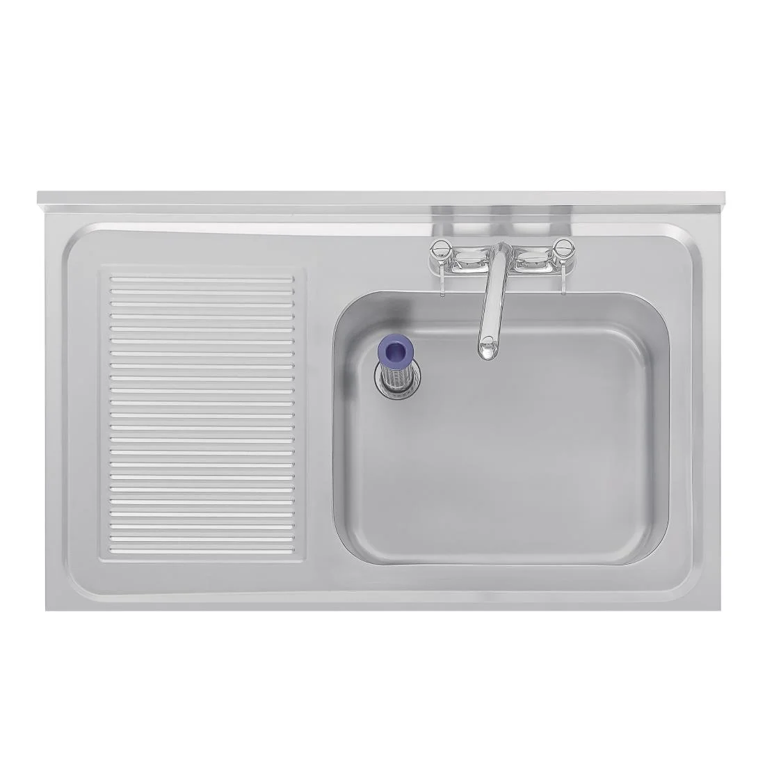 Vogue Single Sink Left Hand Drainer - Image 3