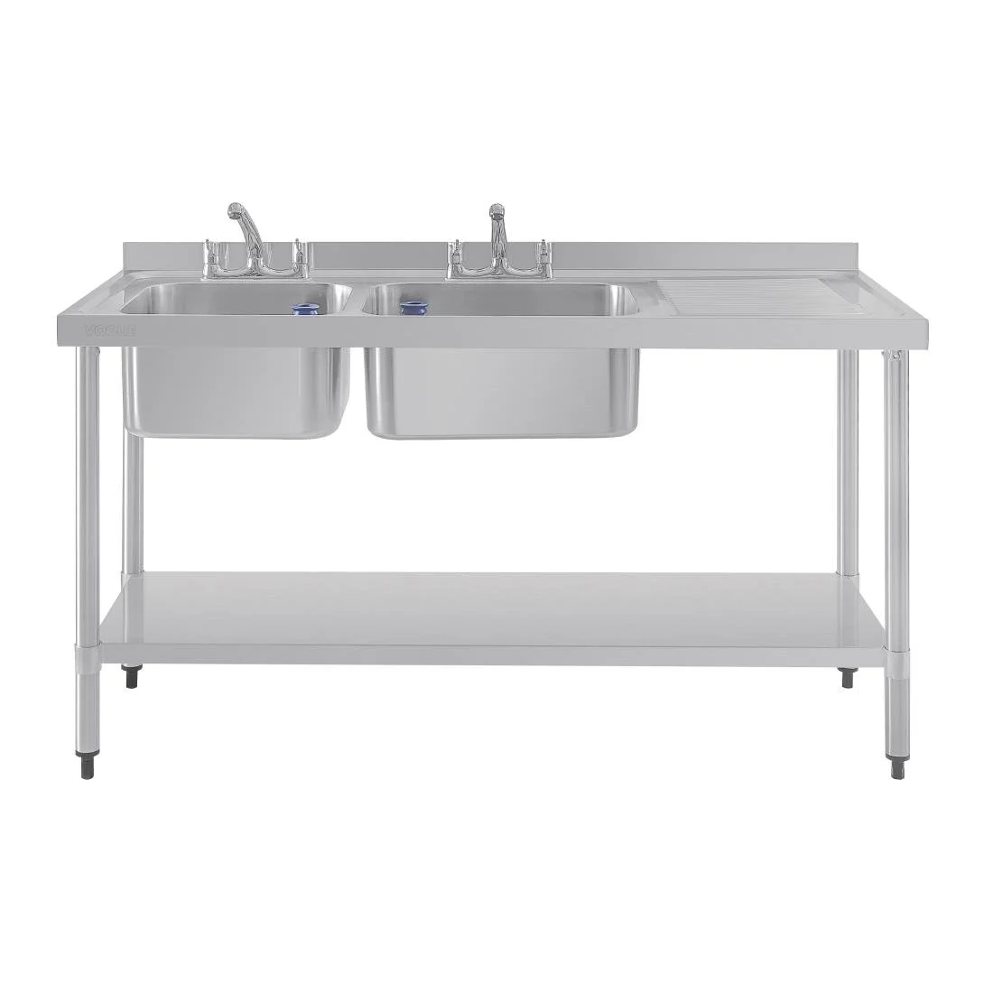 Vogue Double Sink Right Hand Drainer - Image 3