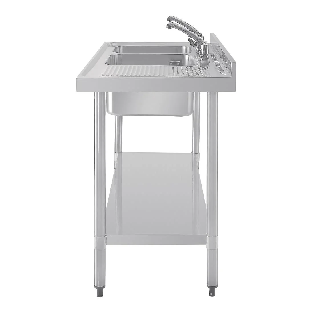Vogue Double Sink Right Hand Drainer - Image 7