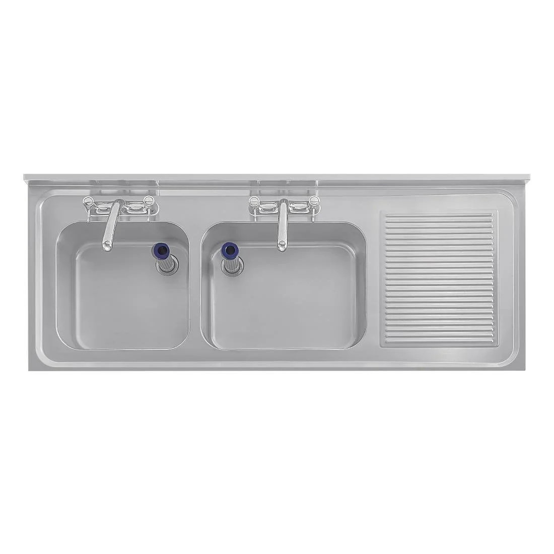 Vogue Double Sink Right Hand Drainer - Image 8