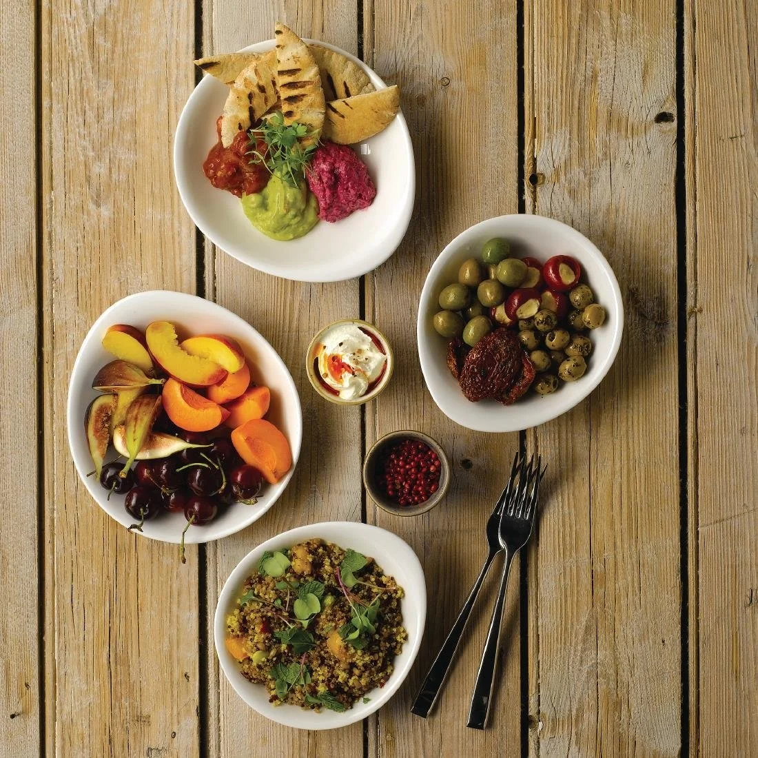 Churchill Bit on the Side Round Dishes White 185mm (12 Pack) - Image 3