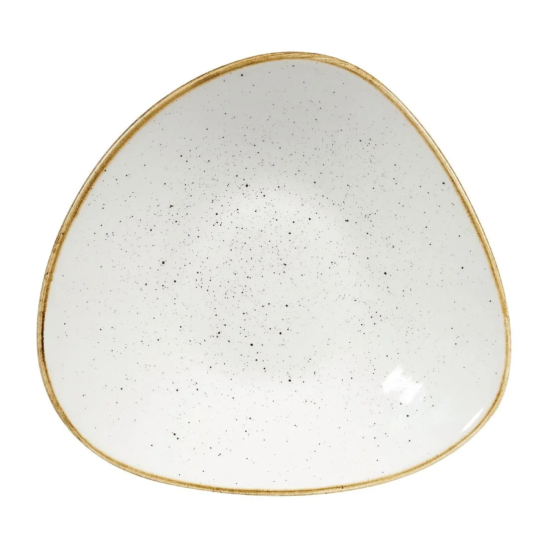 Churchill Stonecast Triangular Shallow Bowls Barley White 272mm (12 Pack)