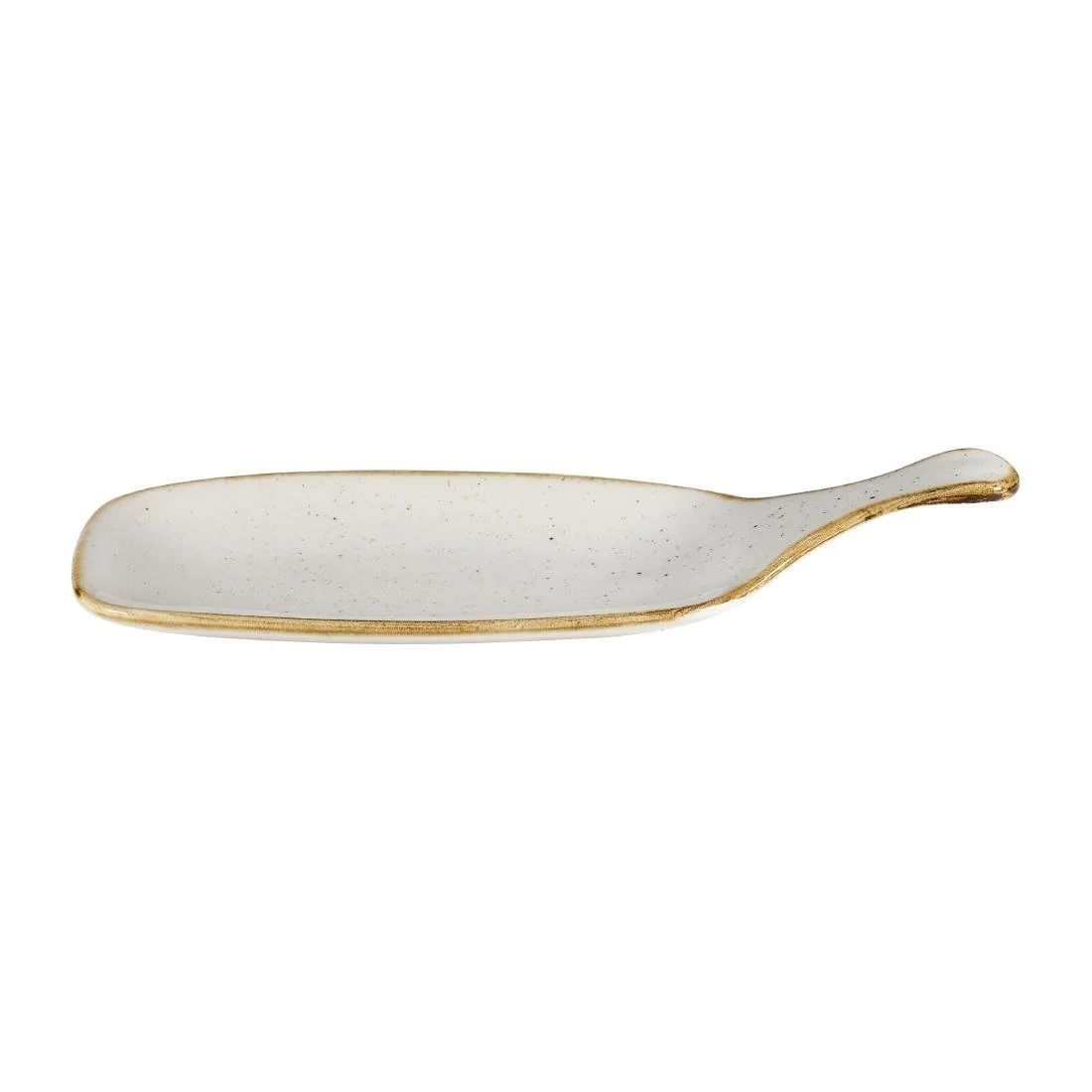 Churchill Stonecast Handled Paddles Barley White 284mm (6 Pack) - Image 4