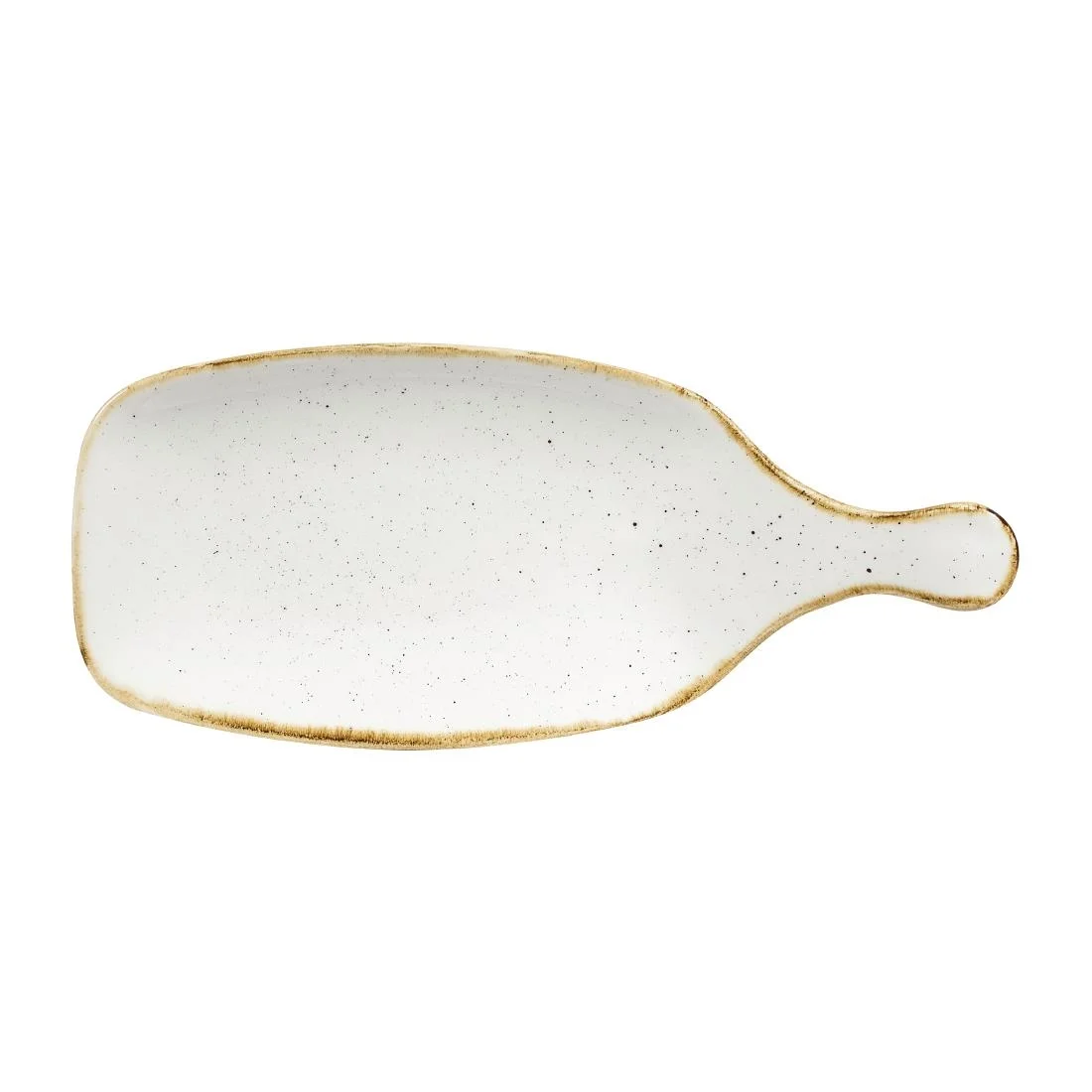 Churchill Stonecast Handled Paddles Barley White 284mm (6 Pack)