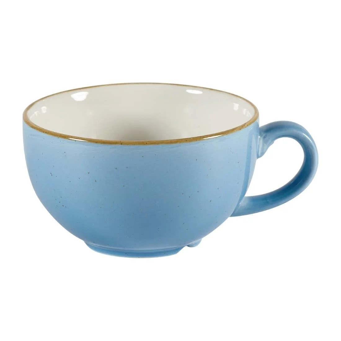 Churchill Stonecast Cappuccino Cups Cornflower Blue 227ml 8oz (12 Pack) - Image 1