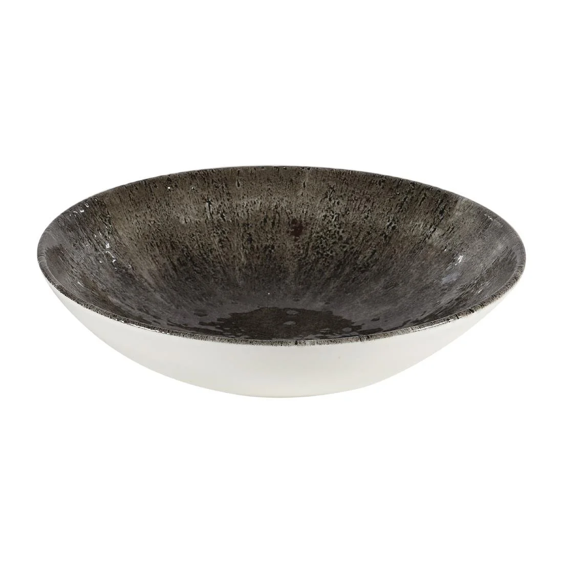 Churchill Stone Quartz Black Evolve Coupe Bowls 182mm (12 Pack) - Image 2