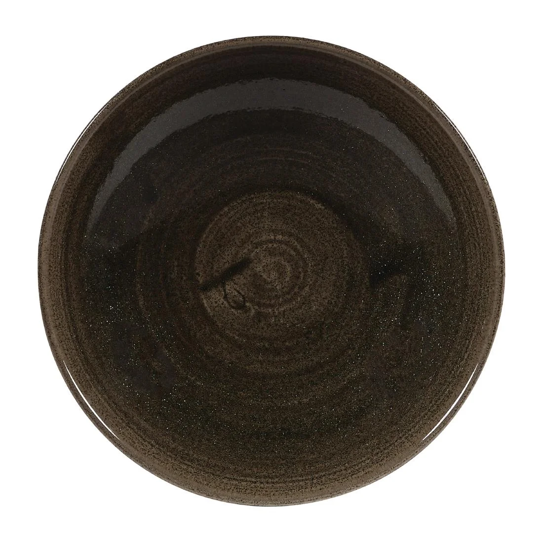 Churchill Stonecast Patina Evolve Coupe Bowls Iron Black 182mm (12 Pack)