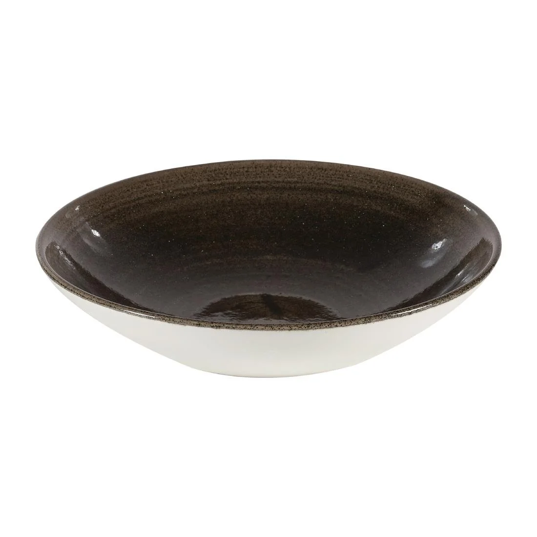 Churchill Stonecast Patina Evolve Coupe Bowls Iron Black 182mm (12 Pack) - Image 2