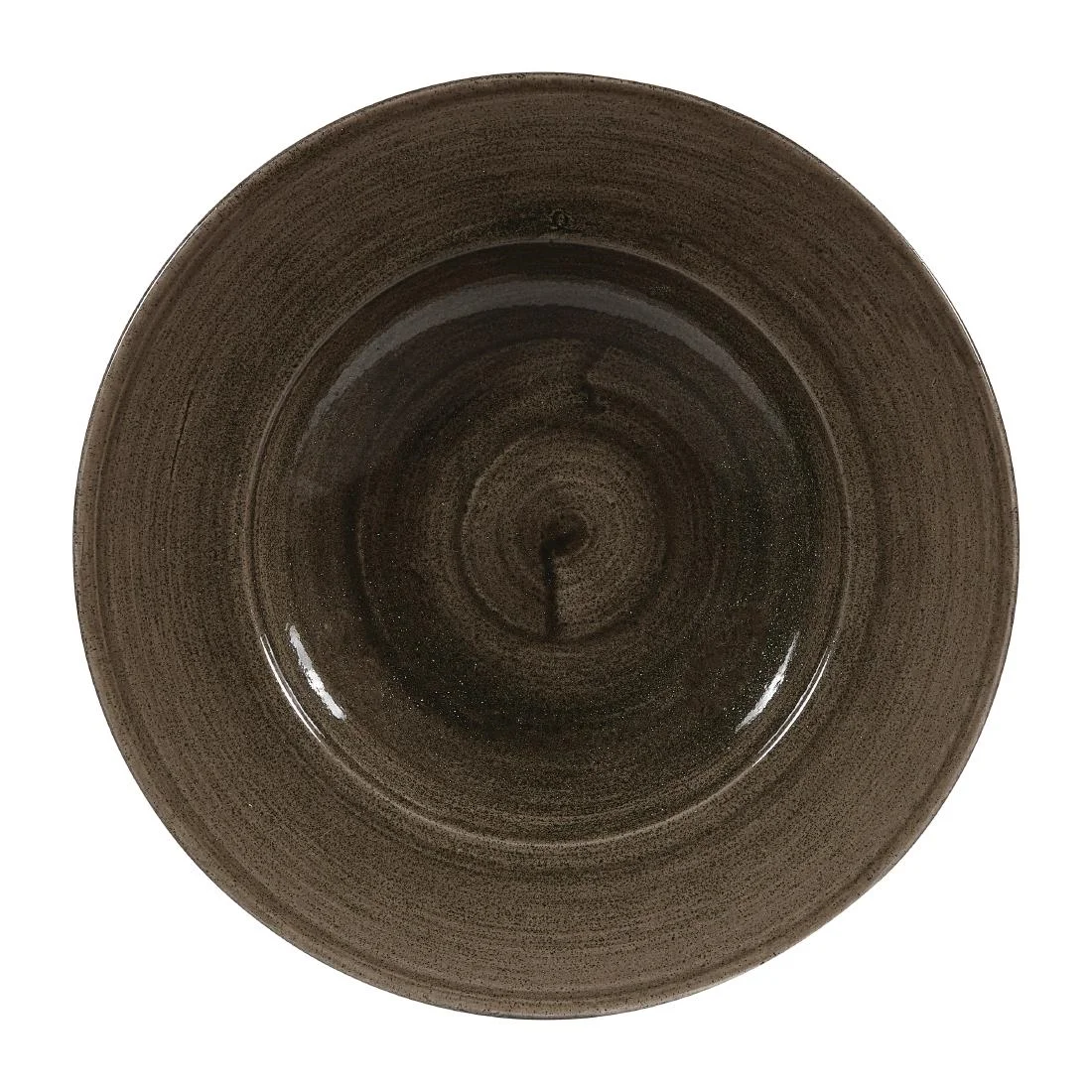 Churchill Stonecast Patina Profile Wide Rim Bowls Iron Black 280mm (12 Pack)