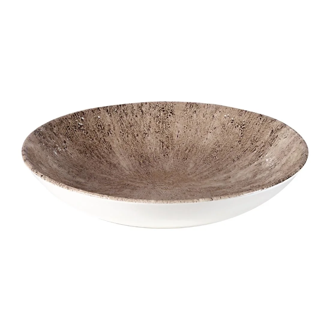 Churchill Stone Zircon Brown Evolve Coupe Bowls 248mm (12 Pack)