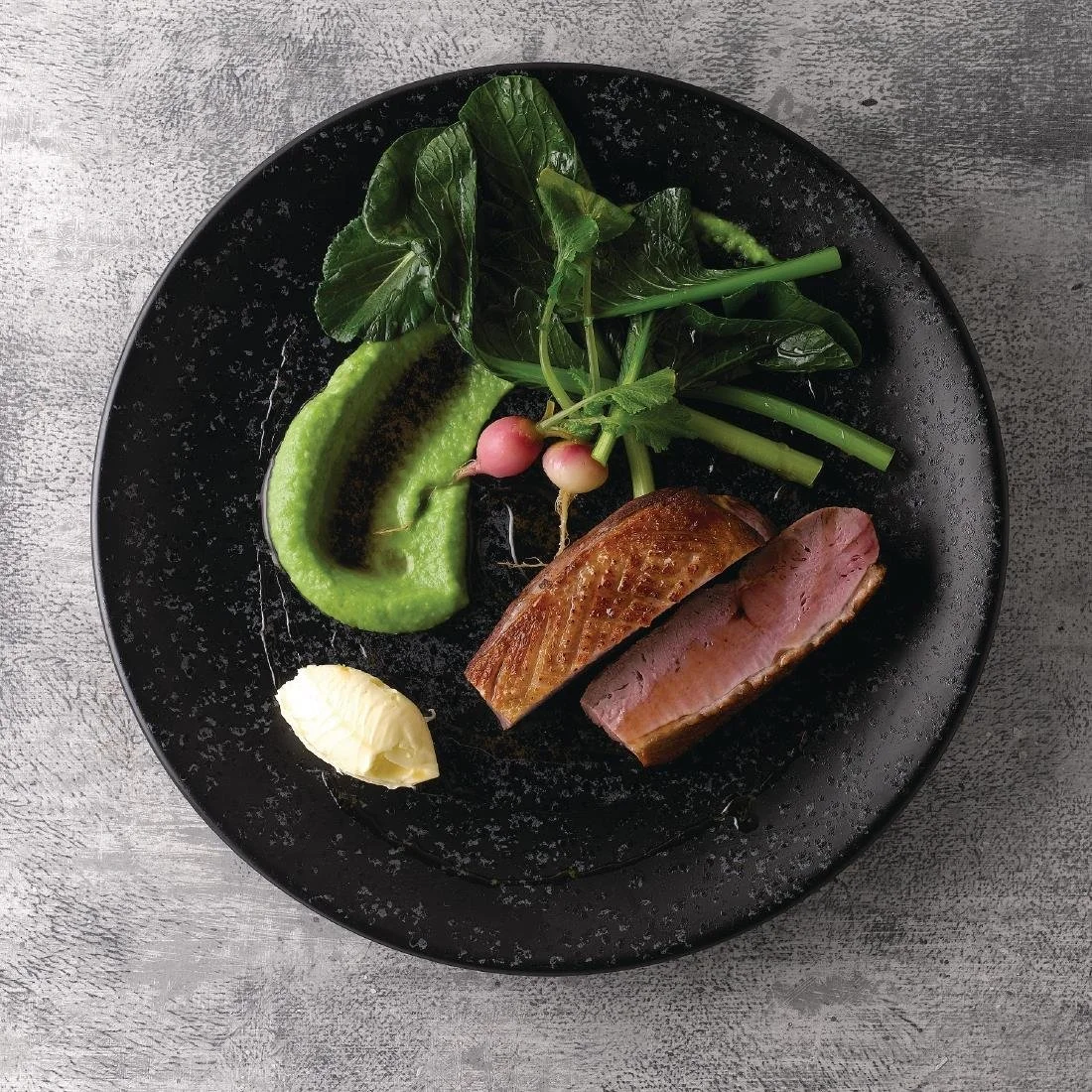 Churchill Menu Shades Caldera Ash Coupe Plates 205mm (6 Pack) - Image 2