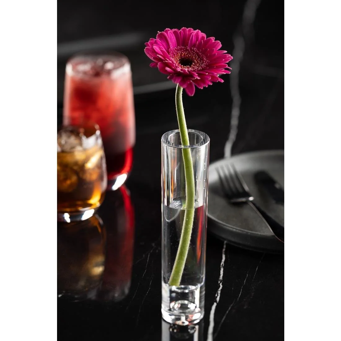 Utopia Lucent Bud Vases 185ml (6 Pack) - Image 2