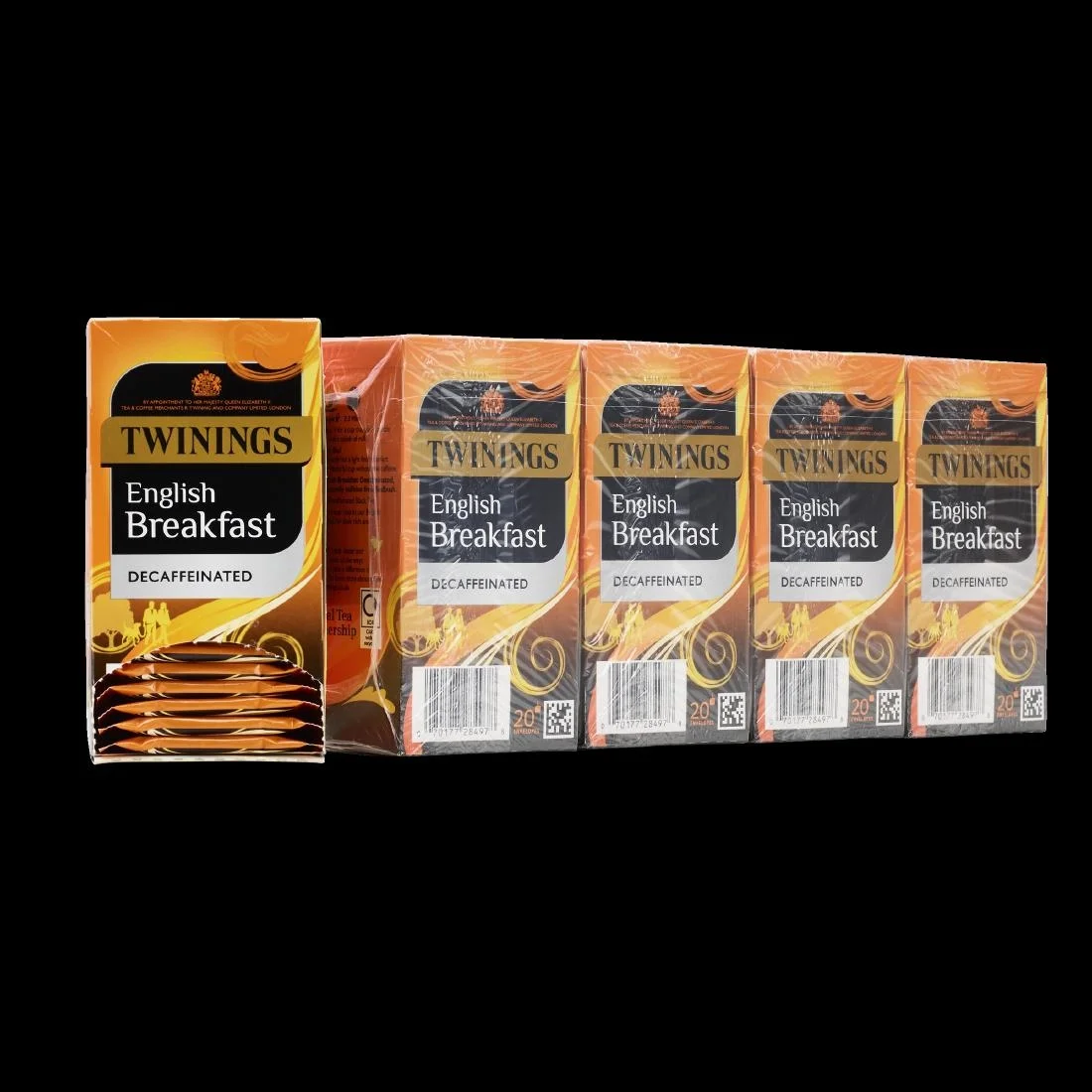 Twinings English Breakfast Decaffeinated Enveloped Tea Bags (80 Pack) - Image 2