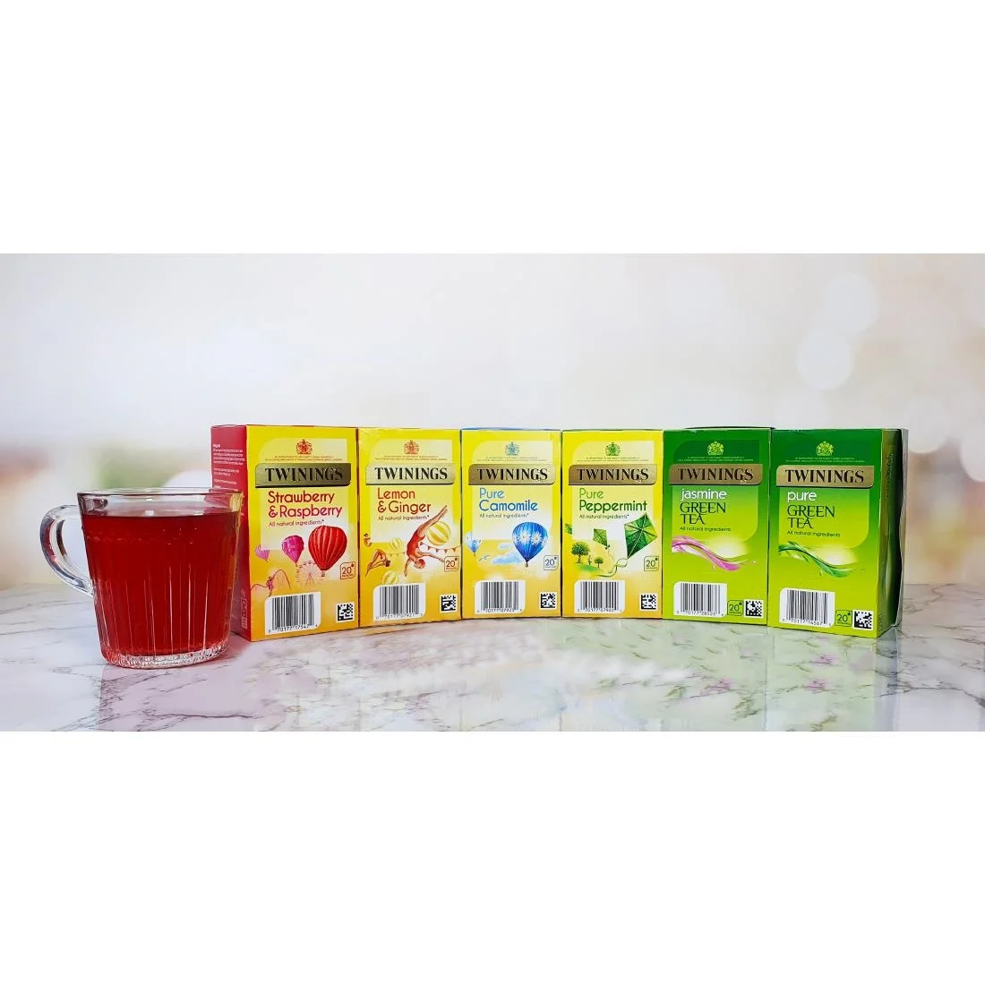 Twinings Infusions & Green Tea Variety Pack Enveloped Tea Bags (120 Pack) - Image 2