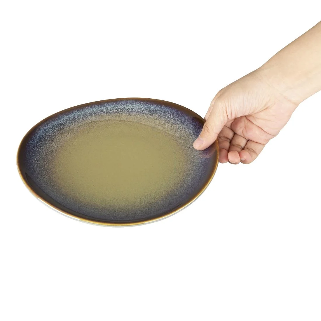Olympia Birch Coupe Plates Aubergine 205mm (6 Pack) - Image 3