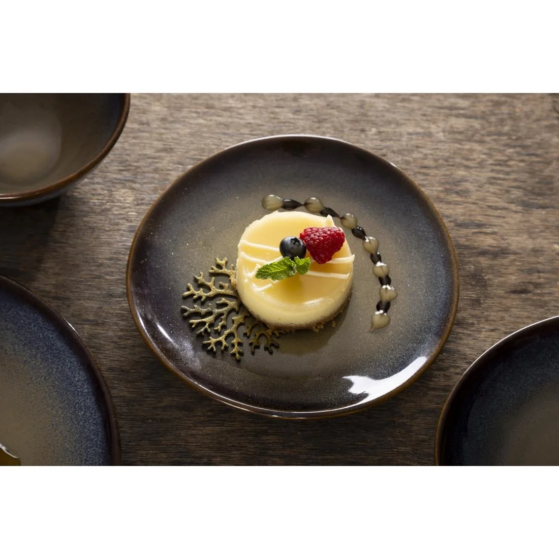 Olympia Birch Coupe Plates Aubergine 205mm (6 Pack) - Image 5